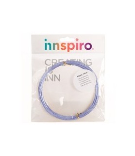 Hilo de Aluminio 1,5 mm - 5 mt Innspiro Lila