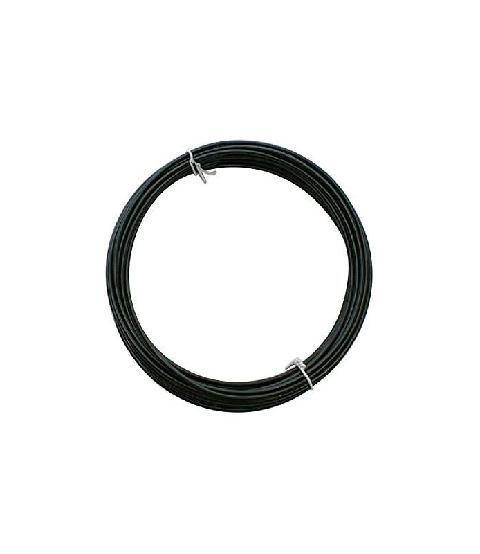 Hilo de Aluminio 2 mm - 3 mt Negro-Aluminio 2 mm-Batallon Manualidades