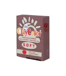 Clay Color Soft 56 gr Marron Oscuro-ClayColor-Batallon Manualidades