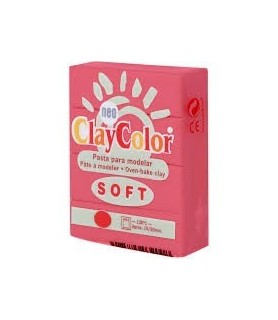 Clay Color Soft 56 gr Rojo-ClayColor-Batallon Manualidades