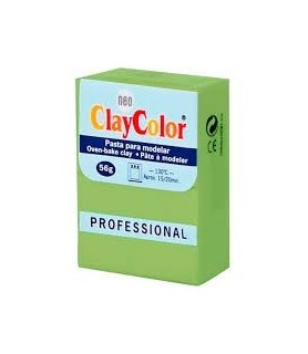 Clay Color Soft 56 gr Verde Hierba-ClayColor-Batallon Manualidades