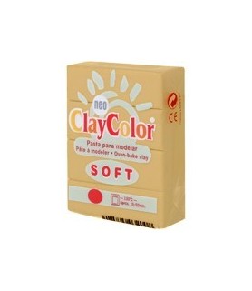 Clay Color Soft 56 gr Ocre-ClayColor-Batallon Manualidades