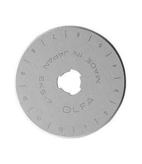 Cuchilla Lisa de 45 mm para Cuter Circular Olfa RB-Tijeras y Cutters-Batallon Manualidades