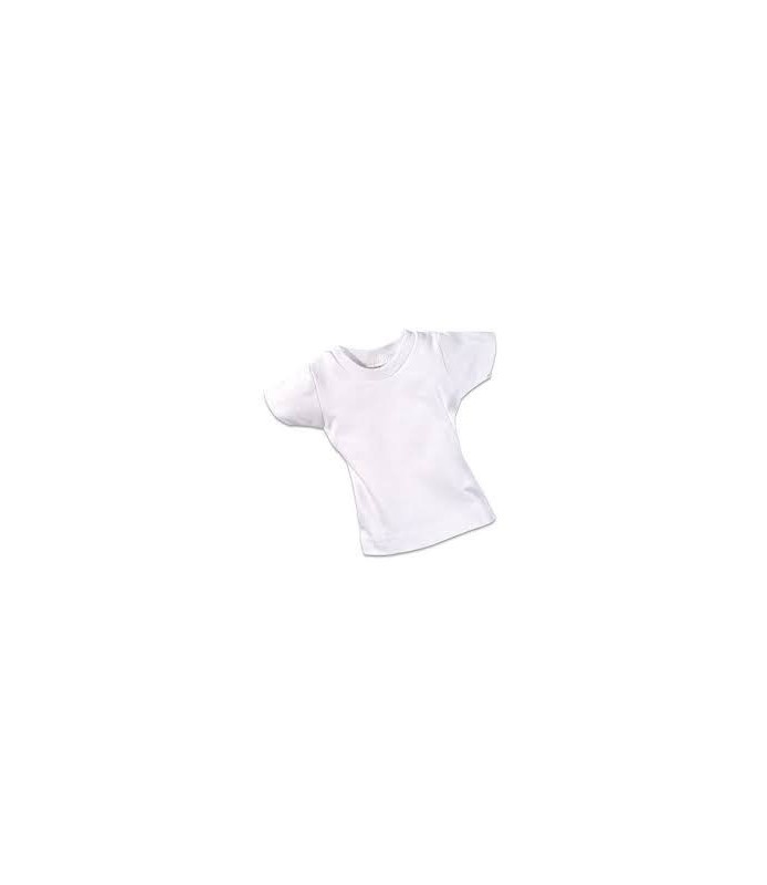 Mini Camiseta de Algodón 18 x 18 cm Efco Blanco