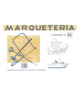 Cuadernos de Marqueteria Nº 45 Barcos-Marquetería-Batallon Manualidades