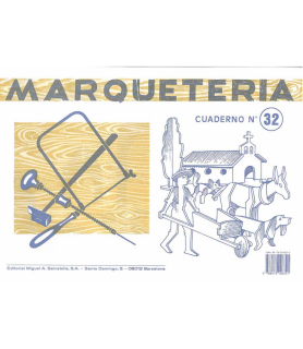 Cuadernos de Marqueteria Nº 32 Animales Pueblo-Marquetería-Batallon Manualidades