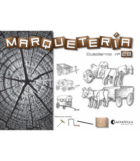 Cuadernos de Marqueteria Nº 28 Carretas con Animal