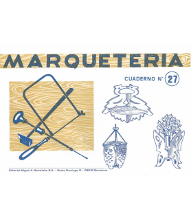 Cuadernos de Marqueteria Nº 27 Maceteros Pie-Marquetería-Batallon Manualidades