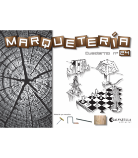 Cuadernos de Marqueteria Nº 24 Ajedrez-Marquetería-Batallon Manualidades