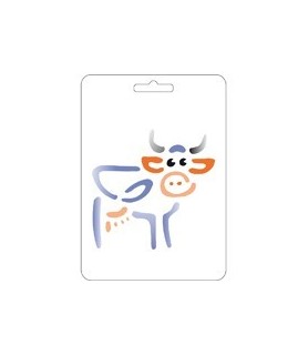 Plantilla de Estarcido 15 x 21 cm ( Naranjas ) Vac