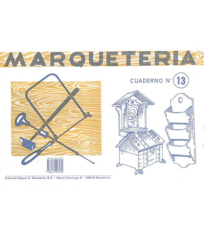 Cuadernos de Marqueteria Nº 13 Virgen-Marquetería-Batallon Manualidades