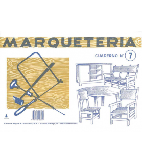Cuadernos de Marqueteria Nº 7 Sillas y Mesa-Marquetería-Batallon Manualidades