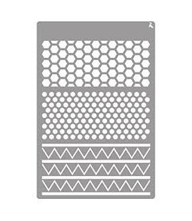 Plantillas de Estarcido La Pajarita Panal de Abeja