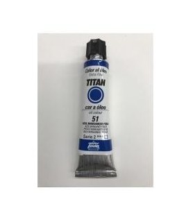 Tubo Titan 20 ml. Azul Manganeso 51-Tubo Oleo Titán 20 ml-Batallon Manualidades