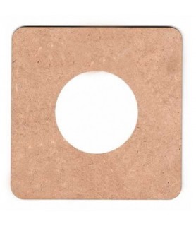 Molde Madera Foamy Circulo 30 mm