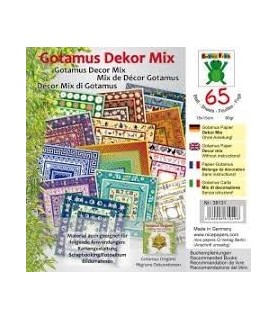 65 Hojas Gotamus Deker Mix 15 x 15 cm-Origami / Papiroflexia-Batallon Manualidades