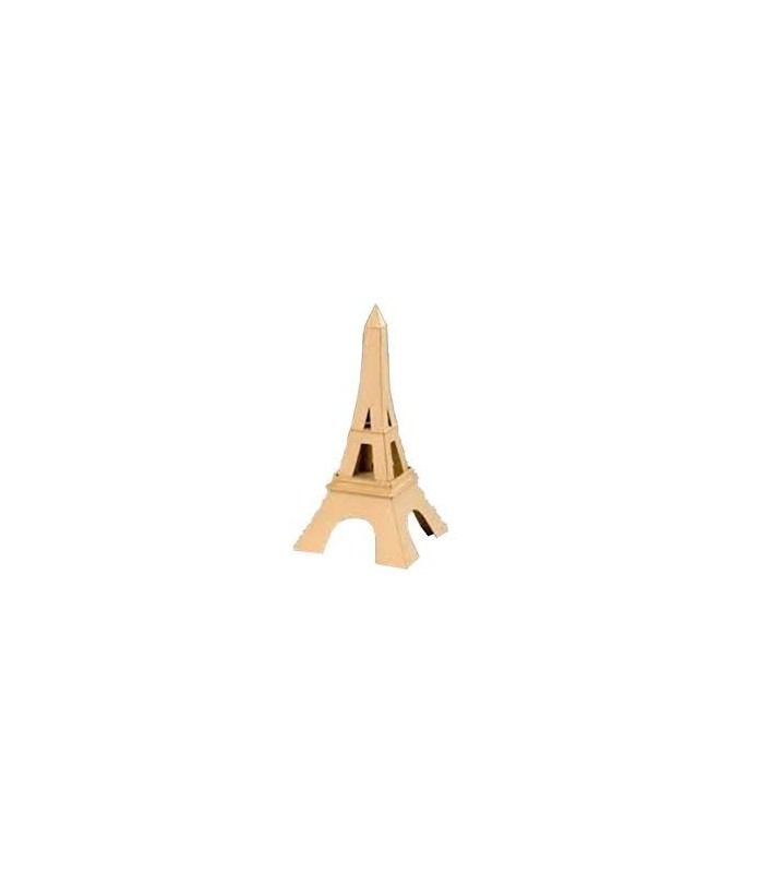 Figuras de Papel mache Torre Eiffel 17,5 x 17.5 x 35 cm-Figuras de Papel Mache-Batallon Manualidades