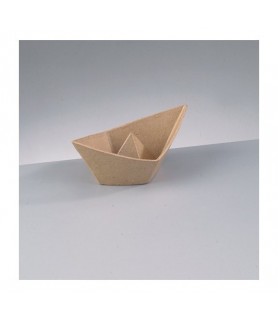 Figuras de Papel mache Barco 18 x 10 x 7 cm