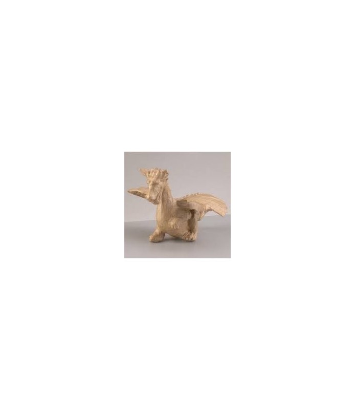 Figuras de Papel mache Dragon 19,5 x 23 x 15,5 cm-Figuras de Papel Mache-Batallon Manualidades