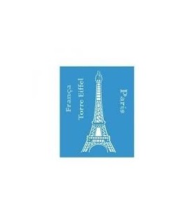Plantilla de Estarcido Torre Eiffel-Plantillas Surtidas-Batallon Manualidades