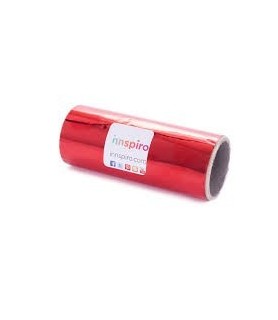 Foil Sintetico 122 x 10 cm Rojo-Papel Metalizado Foil-Batallon Manualidades
