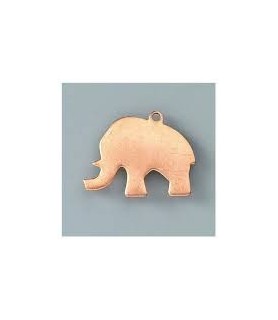 Figuras de Cobre Elefante 35 x 25 mm-Figuras Variadas-Batallon Manualidades