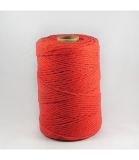 Bobina de algodón 2mm Rojo-Bobinas de 2 mm-Batallon Manualidades
