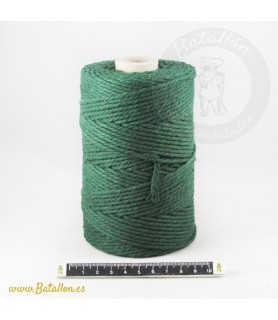 Bobina de algodón 2mm Verde Ike-Bobinas de 2 mm-Batallon Manualidades