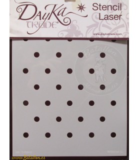 Plantilla  20 x 20 cm Circulos