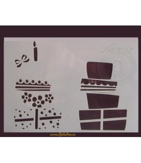 Plantilla  Cumpleaños 10 x 15 cm Dayka-Plantillas Infantiles-Batallon Manualidades