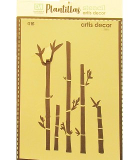 Plantilla  20 x 28,5 cm DM Bambu-Plantillas Animales y Plantas-Batallon Manualidades