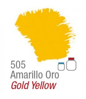 Pintura Acrilica 60 ml Acrilex Amarillo Oro 505-Pintura Acrilex Mate-Batallon Manualidades