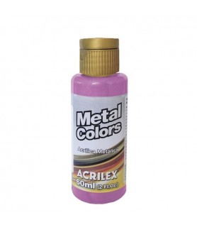 Pintura Acrilica Metalizada 60 ml Magenta 549-Pintura Acrilex Metal Colors 60 ml.-Batallon Manualidades
