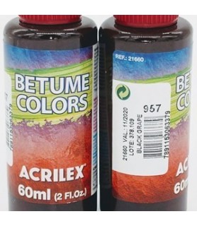 Patina Colors 60 ml Acrilex Black Grape 957-Patina - Tinte Acrilex-Batallon Manualidades