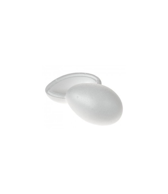 Huevo de Porex 15,5 x 22,5 cm ( 2 mitades )-Ovalos-Batallon Manualidades