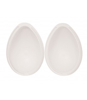 Huevo de Porex 15,5 x 22,5 cm ( 2 mitades )-Ovalos-Batallon Manualidades