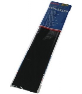Papel Crepe 50 x 2,50 cm Folia Negro-Papeles Manualidades.-Batallon Manualidades