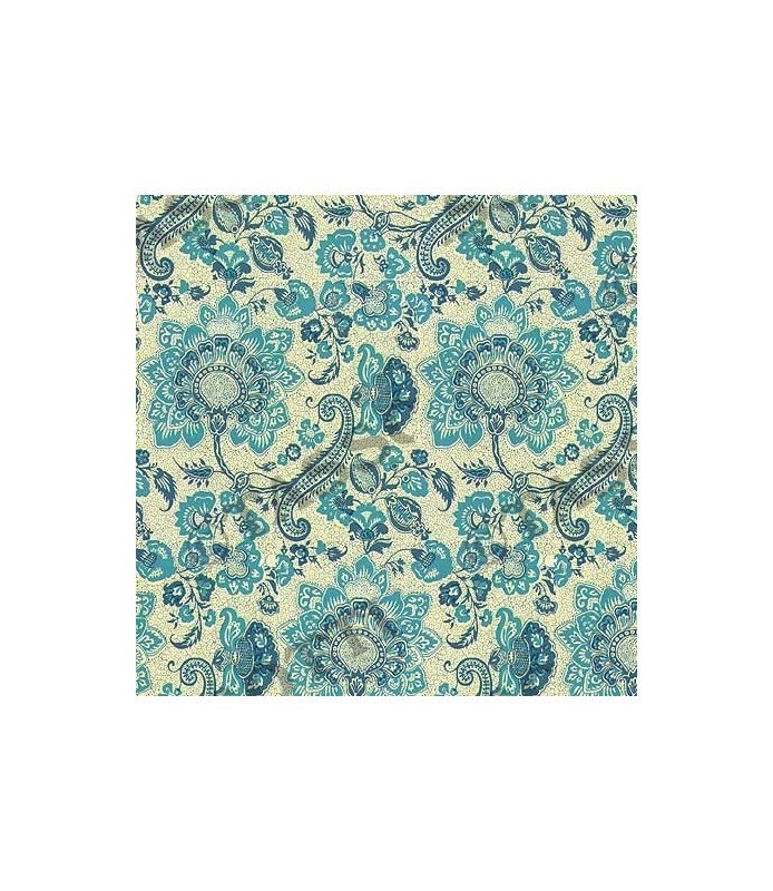 Papel Decoupage 50 x 70 cm Flores Azules