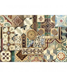 Papel Decoupage 0,70 x 100 m Mosaico Valenciano