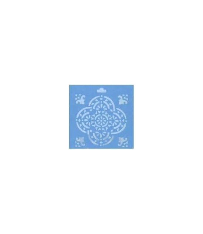 Plantilla de Estarcido 10,5 x 10 cm Mandala STXEX-Plantillas Mandalas / Ornamentos-Batallon Manualidades