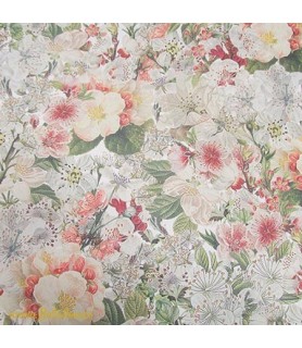 Papel Decoupage 50 x 70 cm Multiflores-Flores y Plantas-Batallon Manualidades