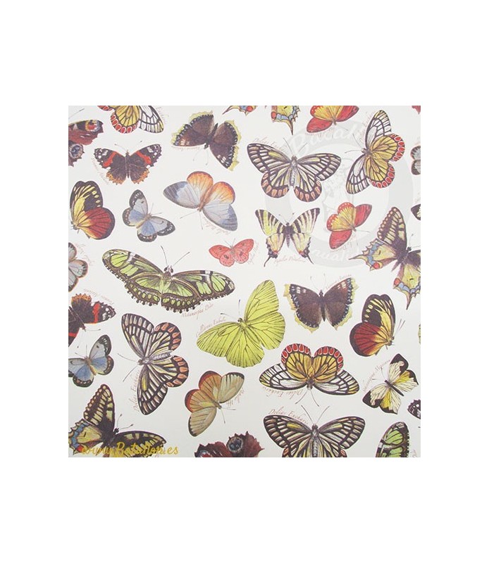 Papel Decoupage 50 x 70 cm Mariposas