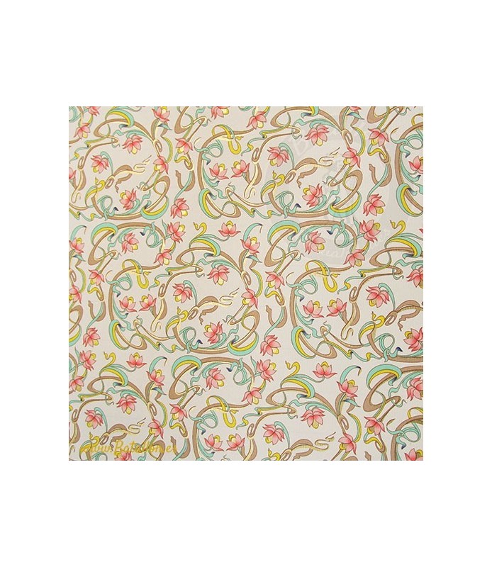 Papel Decoupage 50 x 70 cm Cintas Colores-Flores y Plantas-Batallon Manualidades