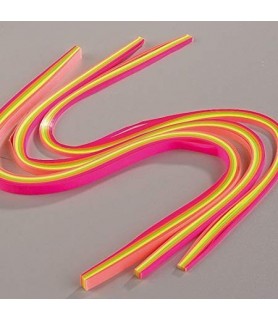 300 Tiras de Papel para Quilling Neon Variado Efco-Pack Quilling-Batallon Manualidades