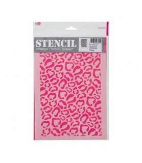 Plantilla de Estarcido Piel de Leopardo