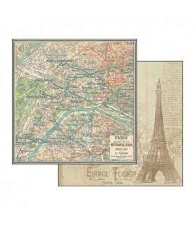 Papel Scrapbooking Plano Paris Stamperia-Surtidas-Batallon Manualidades