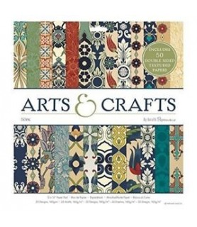 Bloc 50 hojas 30 x 30 cm Arts & Crafts - Docrafts-Estampados-Batallon Manualidades