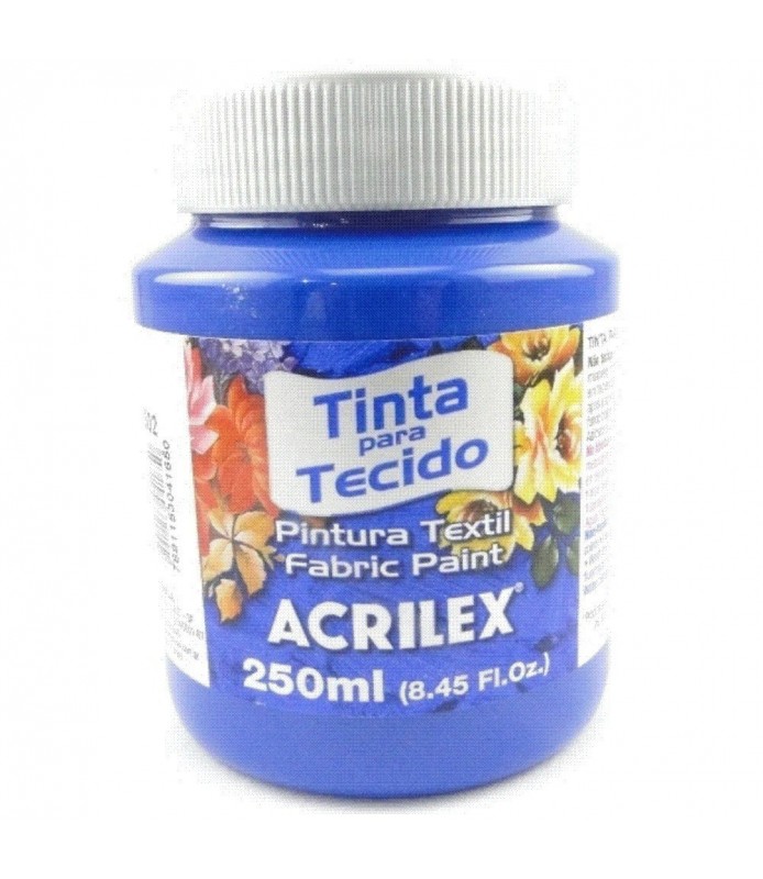 Pintura Textil Acrilex 250 ml Cian 568