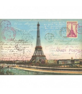 Papel de Arroz Decorado 35 x 50 cm Torre Eiffel-Variado / Otros-Batallon Manualidades