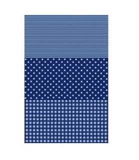 Hojas Fina Decopatch 30x40 cm Puntos Azules 599-Estampados-Batallon Manualidades